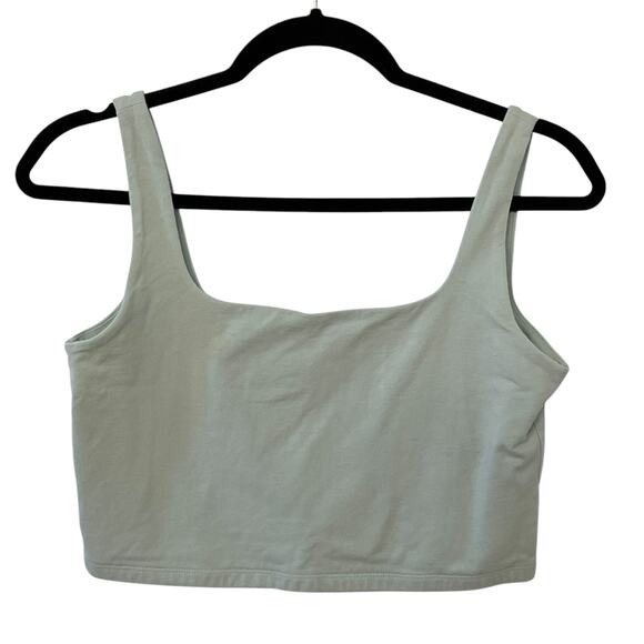 GAP Mint Green Cropped Tank L - Picture 1 of 5